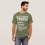 Funny Zijne en haar Gift Probability Status T-shirt (Voorkant volledig)