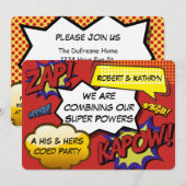 Funny Zijne & Hers Bachelor/Bachelorette Party Kaart (Voorkant / Achterkant)