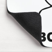 Funny "Zoals een boss" meme Muismat (Hoek)