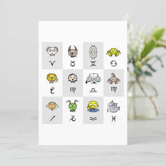 Funny Zodiac Signs Kaart