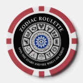 Funny Zodiac Signs Poker Chips (Voorkant)