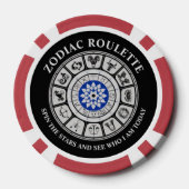 Funny Zodiac Signs Poker Chips (Achterkant)
