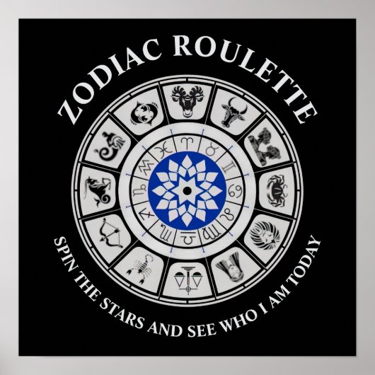 Funny Zodiac Signs Poster (Voorkant)