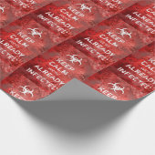 Funny Zombie Apocalypse "Keep Calm" Cadeaupapier (Hoek)