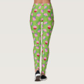 Funny Zombie Brains Cupcake Pattern Leggings (Achterkant)