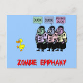 Funny zombie briefkaart (Voorkant)