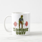 Funny Zombie Buff Weight Lifter Koffiemok (Links)