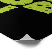 Funny Zombie Buff Weight Lifter Poster (Hoek)