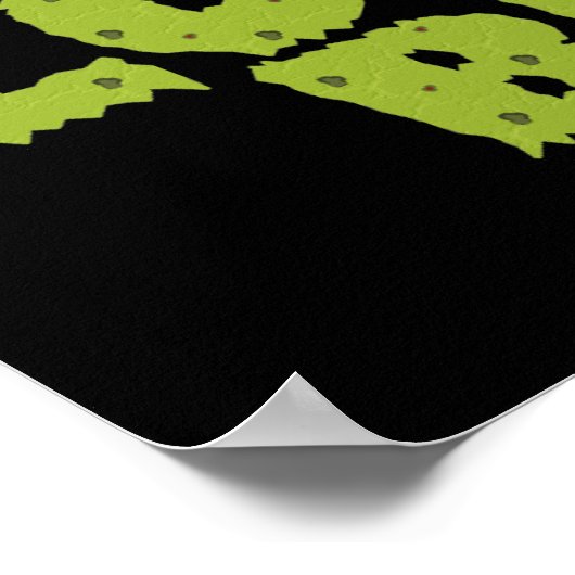 Funny Zombie Buff Weight Lifter Poster (Hoek)