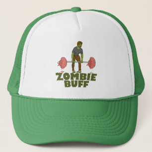 Funny Zombie Buff Weight Lifter Trucker Pet