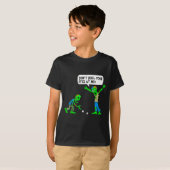 Funny Zombie Don't Roll Your Eyes At Me T-shirt (Voorkant volledig)