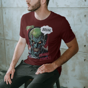 Funny Zombie Gepersonaliseerde naam T-shirt Cool C