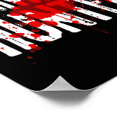 Funny Zombie Hunter Design for Boys Girls Halowee Poster (Hoek)