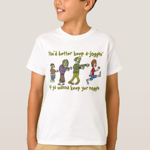 Funny Zombie Joggin' Noggin T-shirt