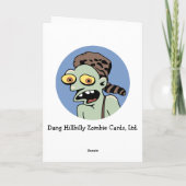 Funny Zombie krijgt een goede kaart (Achterkant)