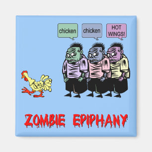 Funny zombie magneet