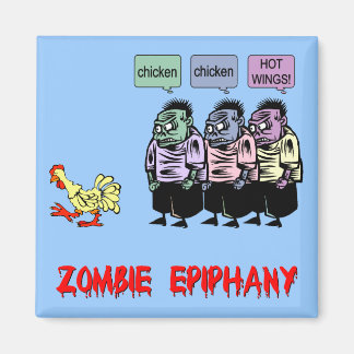 Funny zombie magneet