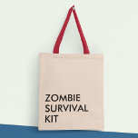 Funny ZOMBIE Modern Typography Minimalist Tote Bag<br><div class="desc">Deze canvas tas is een stijlvol en functioneel accessoire dat het beste van beide werelden combineert: leuke en speelse typografie met een minimalistisch design dat het veelzijdig en eenvoudig te draag met elke outfit en een handvol design van verfijning en elegantie aan de algehele look toevoegt. Het typografische ontwerp is...</div>