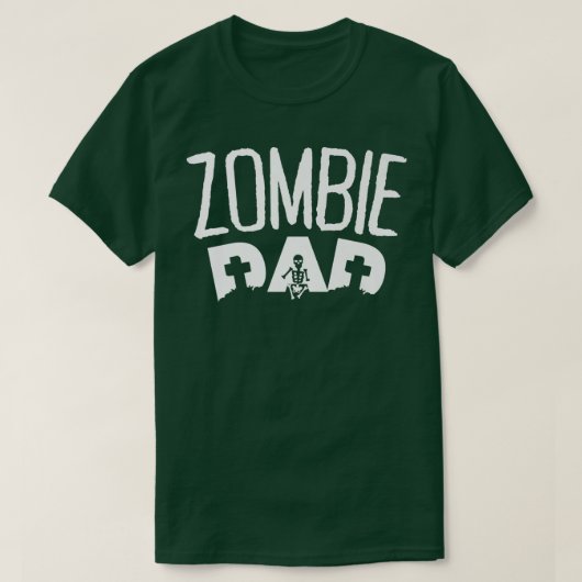 Funny Zombie Pap  T-shirt (Design voorkant)