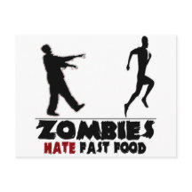 Funny Zombies Fast Food