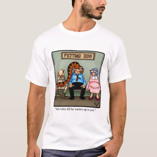 Funny Zoo Docent Humor T-shirt (Voorkant)