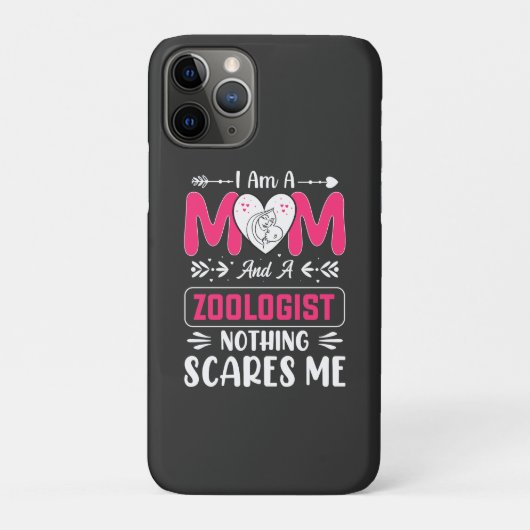 Funny Zoologist Mam, Zoologist Mam Case-Mate iPhone Case (Achterkant)