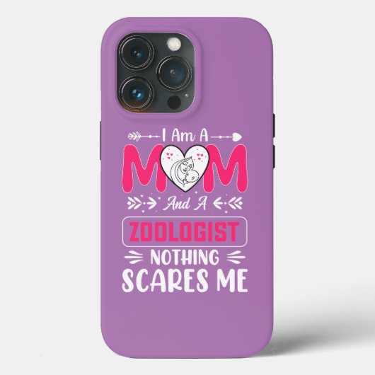 Funny Zoologist Mam, Zoologist Mam Case-Mate iPhone Case (Achterkant)