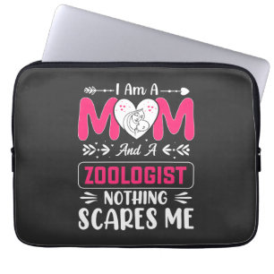 Funny Zoologist Mam, Zoologist Mam Laptop Sleeve