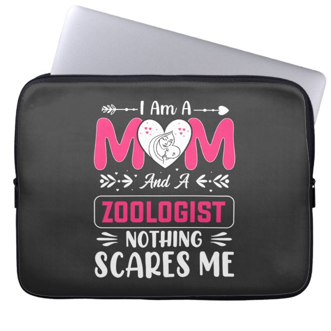 Funny Zoologist Mam, Zoologist Mam Laptop Sleeve (Voorkant)