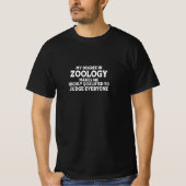 Funny Zoology Studenten Zookeeper Cool T-shirt (Voorkant)