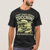 Funny Zucchini Lover Garden Vegetable Veggie Vegan T-shirt (Voorkant)