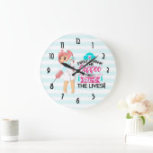 Funny Zurse Gezegde Typografie Hypodermische naedl Grote Klok (Huis)