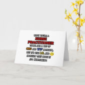 Funny Zurse Practitioner ... OMG WTF LOL Kaart (Gele Bloem)