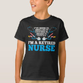 Funny Zurse Retirement - Ingeschreven verpleegkund T-shirt (Voorkant)