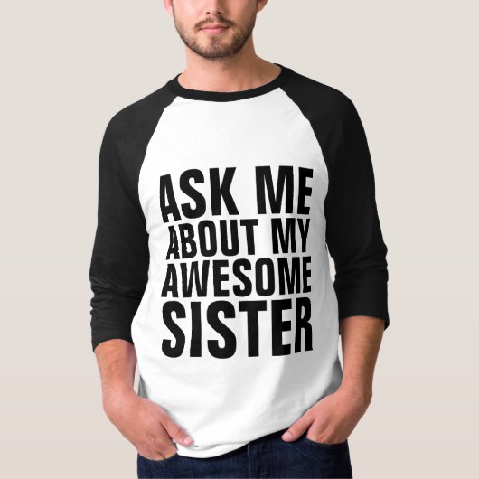 Funny zus broer T-Shirts (Voorkant)
