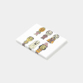 Funny zuster per dag heks door nachtelijke zusters post-it® notes (Schuin)