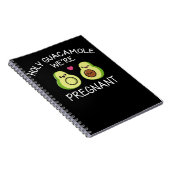 Funny Zwangerschap Aankondiging Avocado Joke Notitieboek (Rechterzijde)