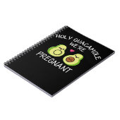 Funny Zwangerschap Aankondiging Avocado Joke Notitieboek (Linkerzijde)