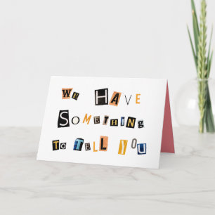 Funny Zwangerschap onthulling grootmoeder Kaart