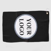 Funny Zwart Wit Manly Creëer Uw Eigen LOGO Golfhanddoek (Horizontaal)