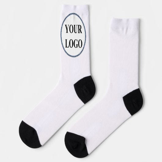Funny Zwart Wit Manly Creëer Uw Eigen LOGO Sokken (Links)