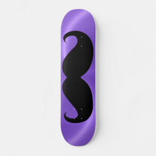 Funny zwarte snor 20 persoonlijk skateboard