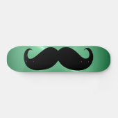 Funny zwarte snor 3 skateboard (Horizontaal)