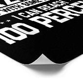 Funny Zza Lover New Years Resolution Quote Poster (Hoek)