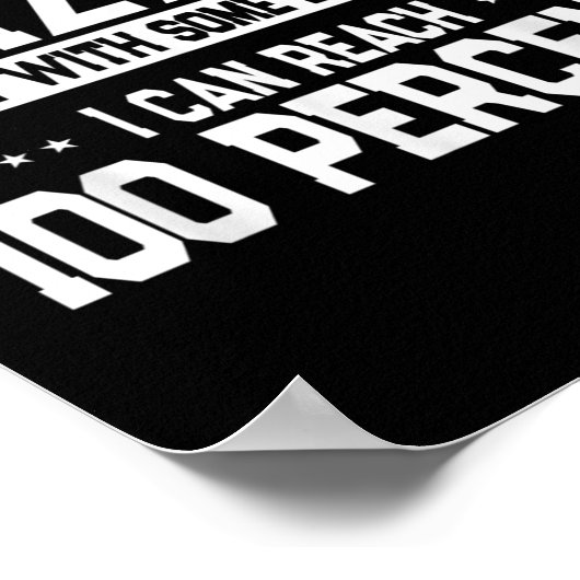 Funny Zza Lover New Years Resolution Quote Poster (Hoek)