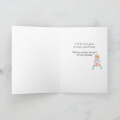 #funnyBirthdayWoman, Grappige vriendenkaart voor v Kaart (Binnen)