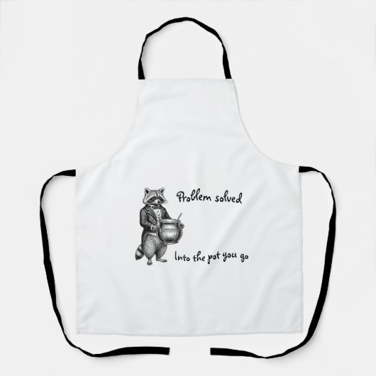 FunnyCooking Apron for Chefs All-Over Print Apron Schort (Voorkant)