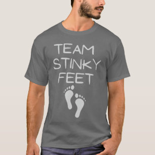 Funnyeam Stinkende Voeten Voet Blote Voet Voetafdr T-shirt