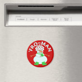 Funny'Fro Snowman Kerstmis Magneet (Insitu (Vaatwasser))