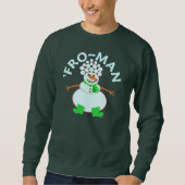 Funny'Fro Snowman Ugly KerstSweater Trui (Voorkant)